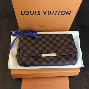 Authentic Louis Vuitton favorite MM Damier